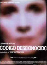Cartel de la película Código desconocido (2001) de Michael Haneke