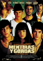 Cartel de la película Mentiras y gordas (2009) de Alfonso Albacete y David Menkes