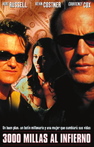 Cartel de la película 3000 millas al infierno (2001) de Lichtensein