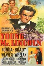 Cartel de la película El joven Lincoln (1940) de John Ford