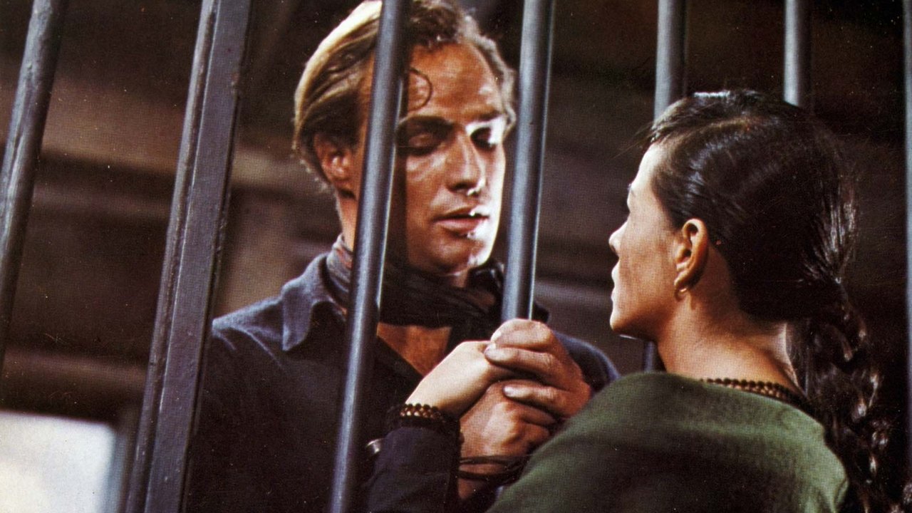 Cartel de la película El rostro impenetrable (1961) de Marlon Brando