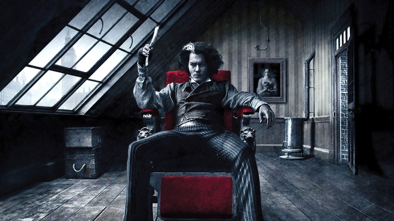 Cartel de la película Sweeney Todd (2008) de Tim Burton