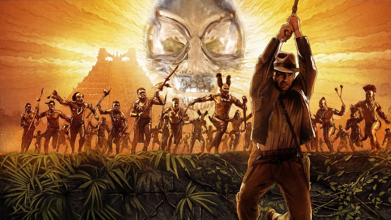 Cartel de la película Indiana Jones y el Reino de la Calavera de Cristal (2008) de Steven Spielberg