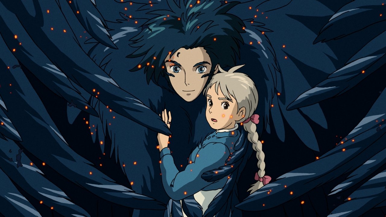Cartel de la película El castillo ambulante (2006) de Hayao Miyazaki