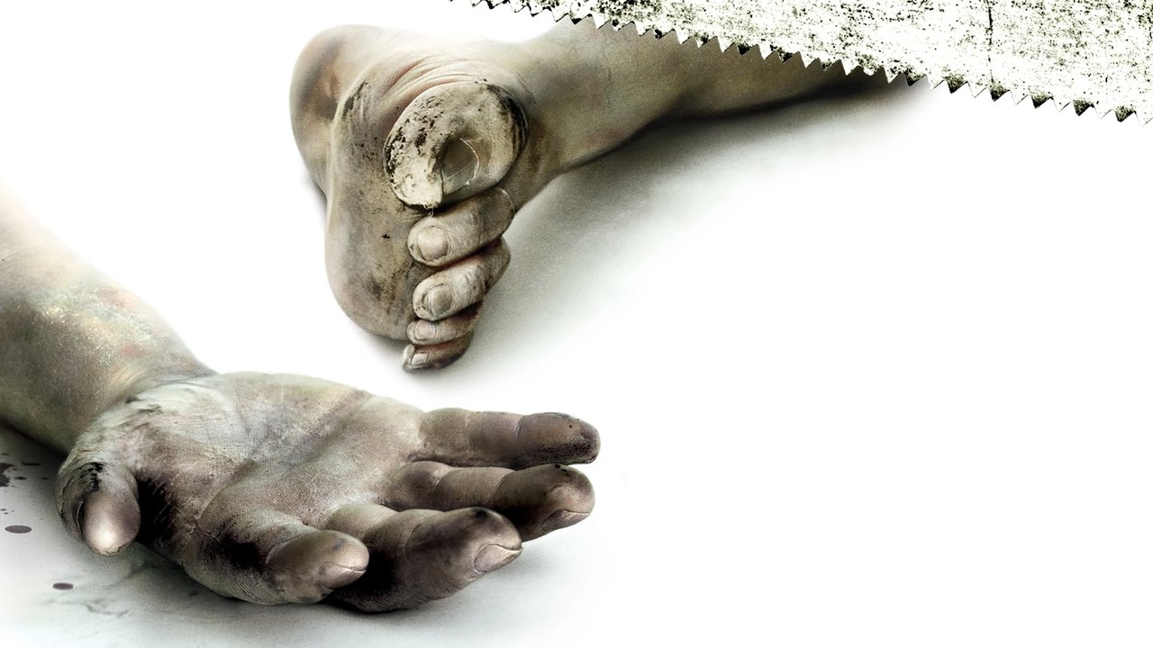 Cartel de la película Saw (2004) de James Wan