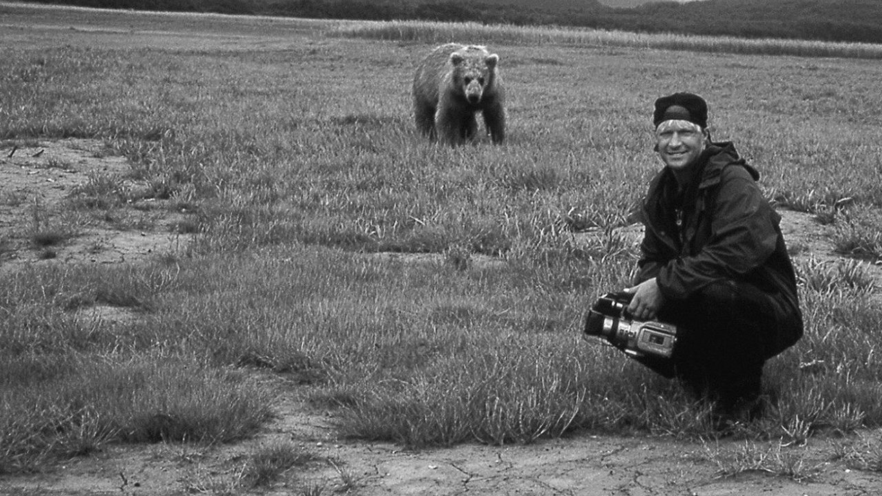 Cartel de la película Grizzly man (2006) de Werner Herzog
