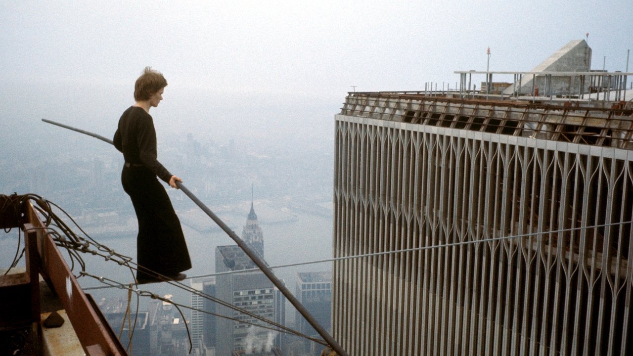 Cartel de la película Man on wire (2009) de James Marsh