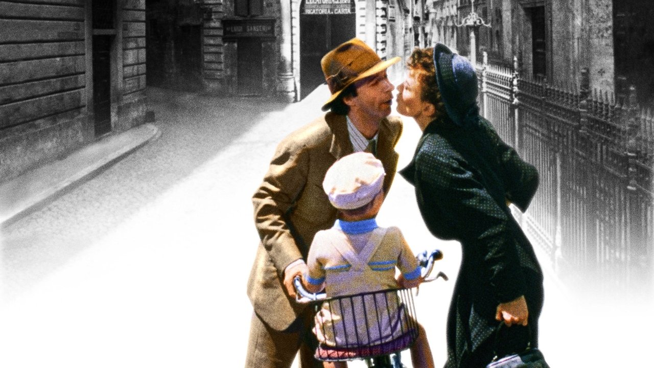 Cartel de la película La vida es bella (2002) de Roberto Benigni