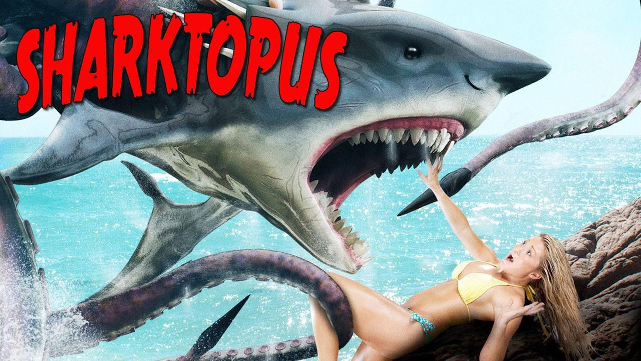 Cartel de la película Sharktopus. (2011) de Declan O'Brien