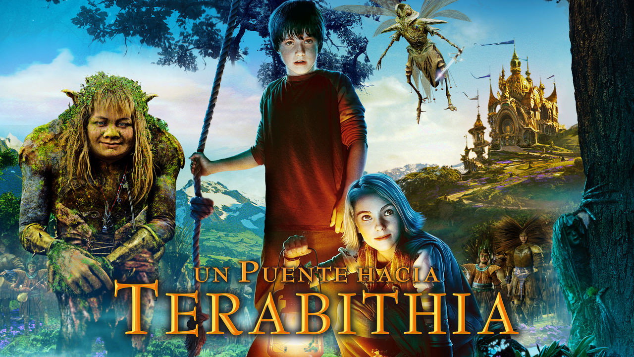 Cartel de la película Un puente hacia Terabithia (2007) de Gabor Csupo
