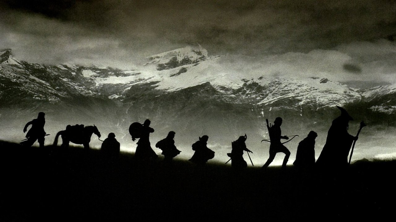 Cartel de la película El Señor de los Anillos: La comunidad del anillo (2001) de Peter Jackson